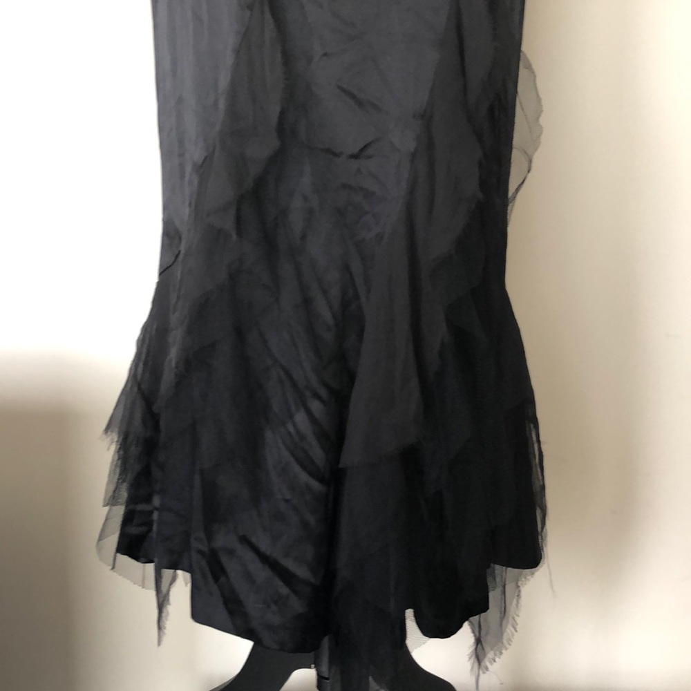 Beautiful Cache Skirt With Sheer & Mesh Flail-Outs - image 2